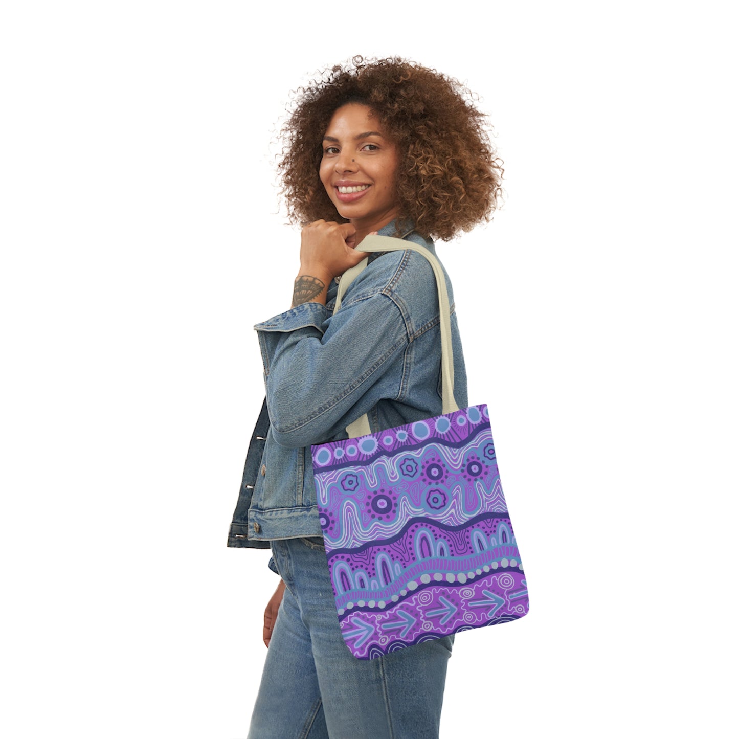 Canvas Tote Bag, 5-Color Straps