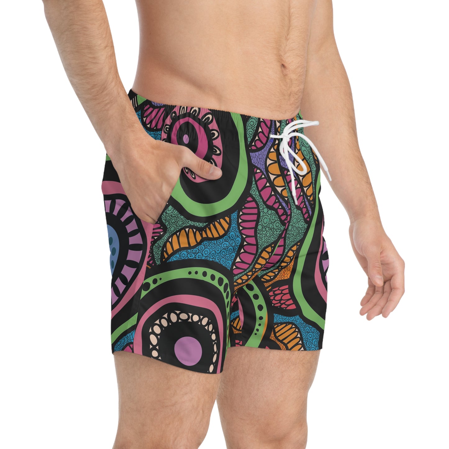 Millennial Summer Men's Swim Trunks