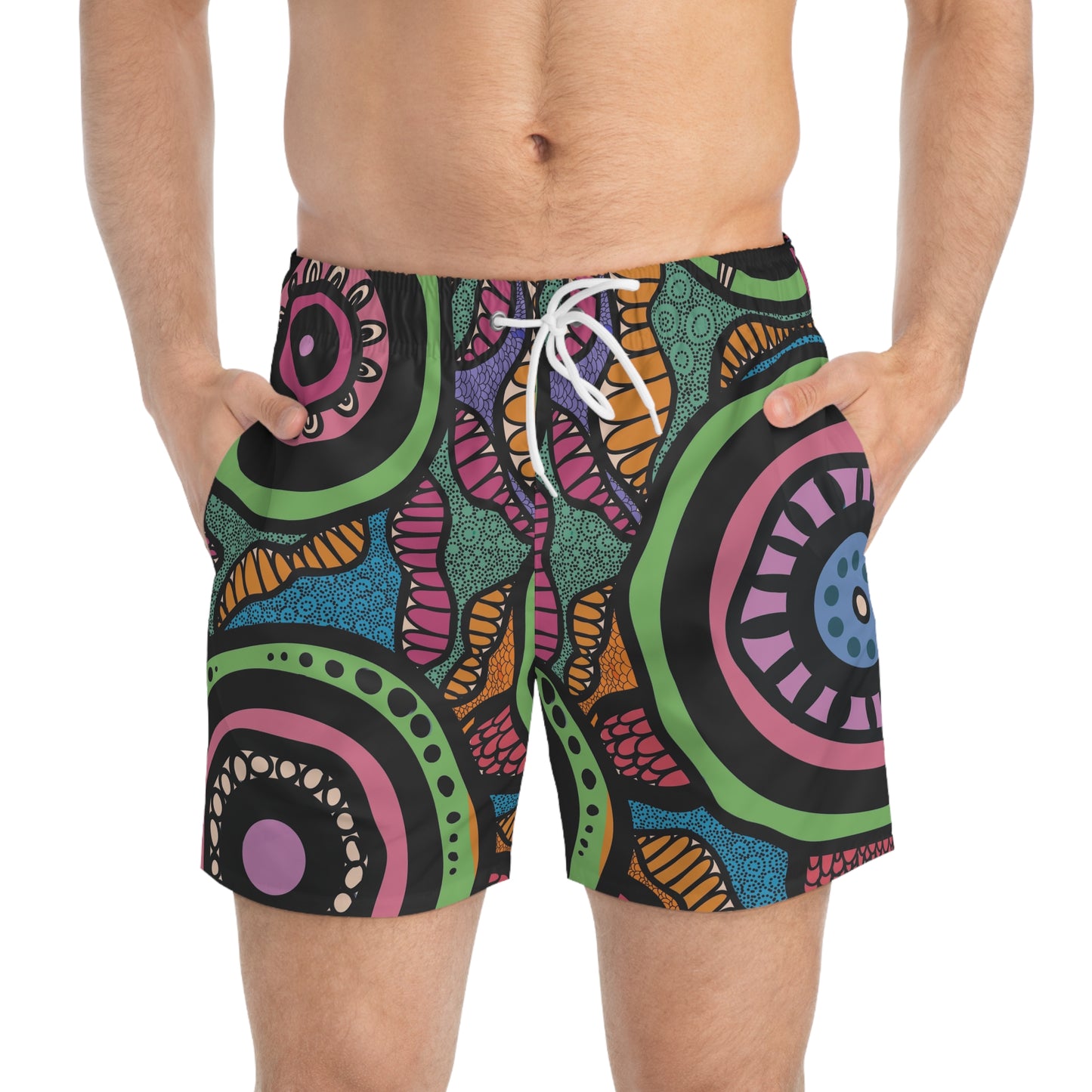 Millennial Summer Men's Swim Trunks